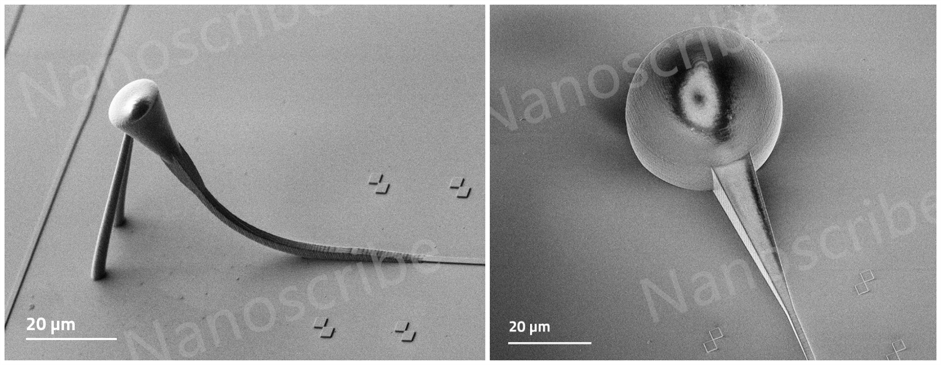 Nanoscribe微纳加工技术应用于光子集成芯片到光纤的3D对接耦合器研发