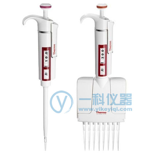 5-50ul微型管嘴 Finnpipette F1 单道手动可调移液器(整支消毒)