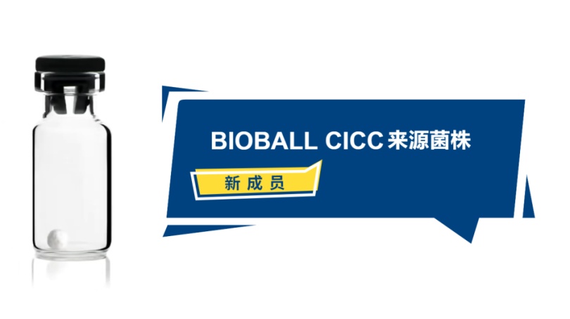 恭喜！BIOBALL家族又添新一员 —— CICC BIOBALL 源自ZG的定量菌株